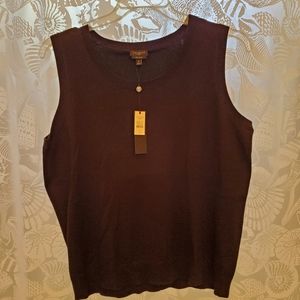 Talbots cotton sweater tank